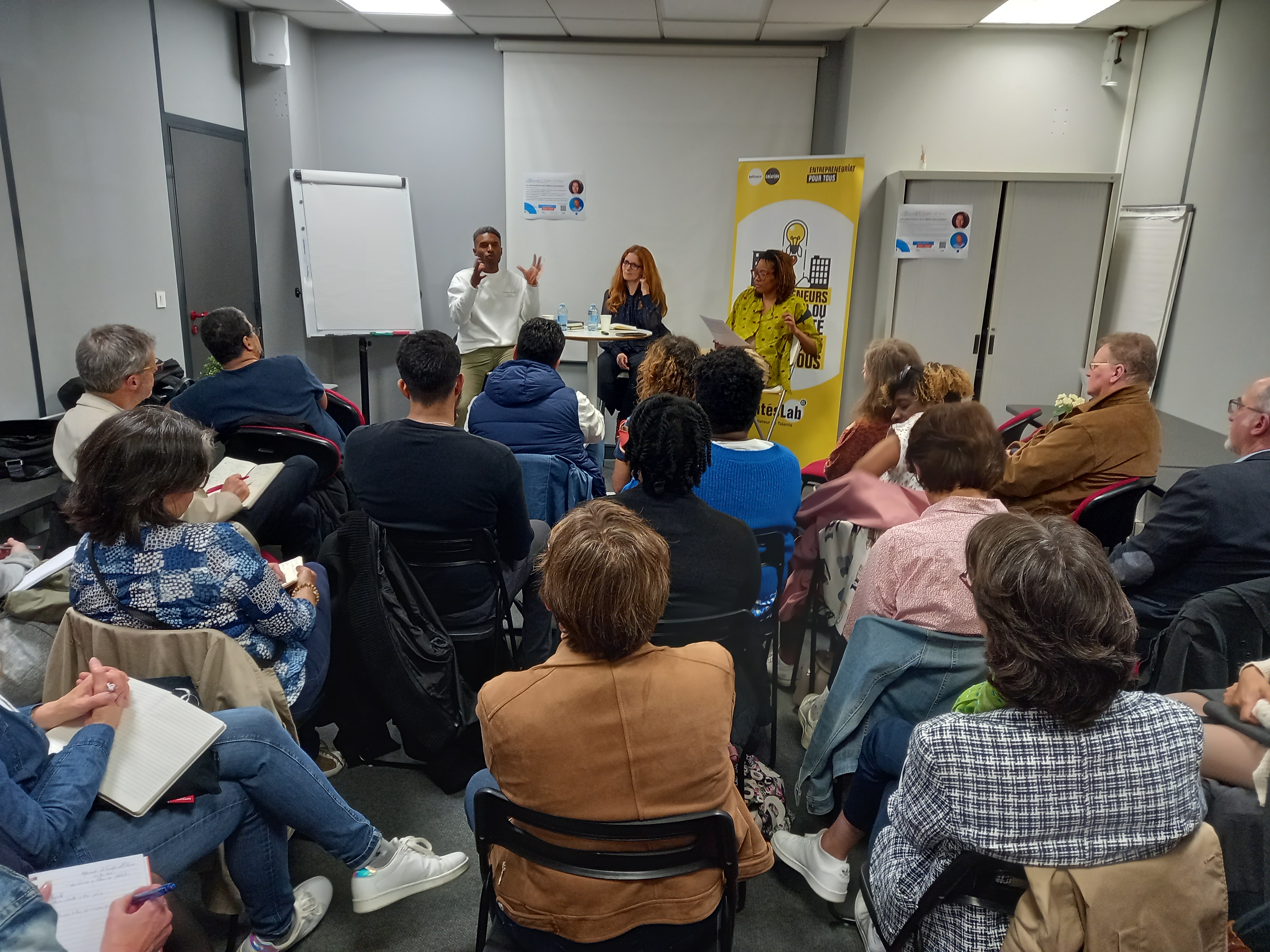 Brice Dejean en conférence sur l'entrepreneuriat et les neurosciences